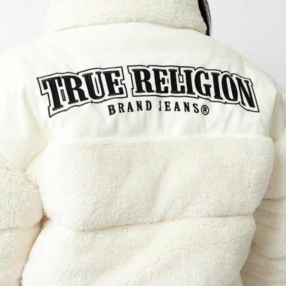 True Religion Embroidered Sherpa Jacket - Picture 3 of 12